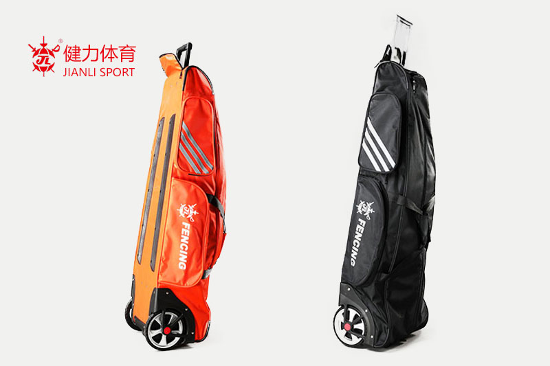  A-Shape bag with wheel red black